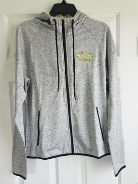 Ranning Man ✨️ Scooby-Doo Gray Zip Hoodie Women's Jacket Size M